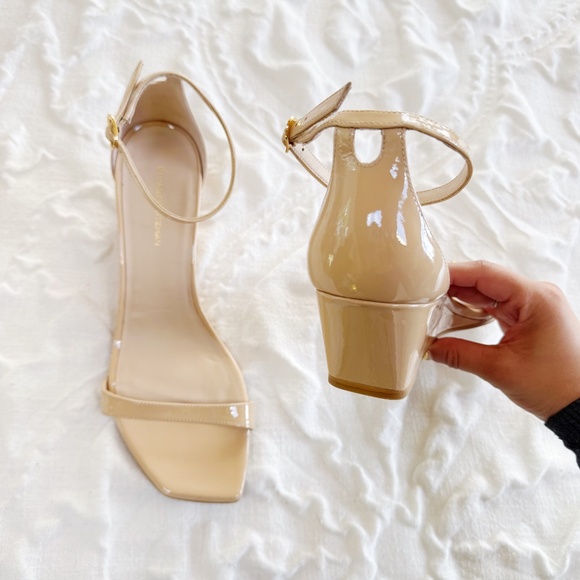 Stuart Weitzman Nudistcurve Wedge Sandal Size 9.5 New - Picture 7 of 11